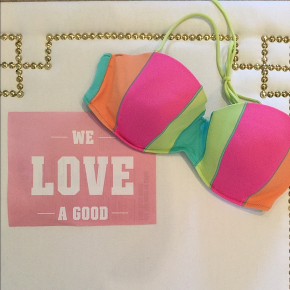 Victoria's Secret Other - 🌈 Victoria Secret Rainbow Swim Top 🌈